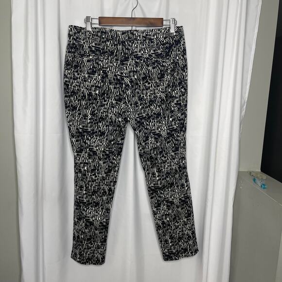 Chico's pants slacks trousers women's size small (vanity 0) white black classic - Picture 4 of 16